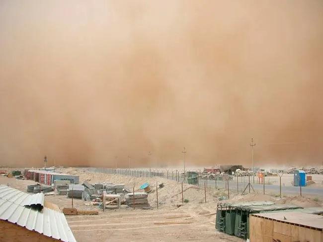 efectos tormenta de arena