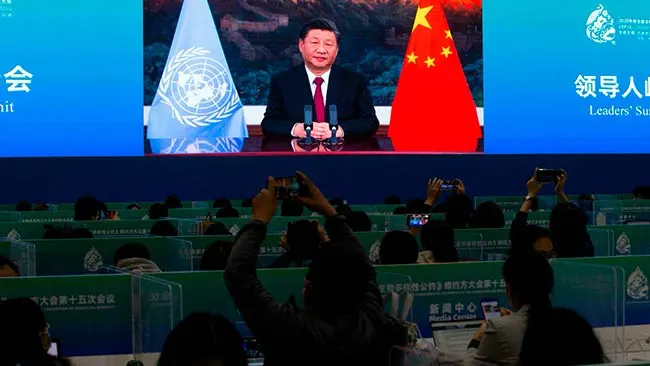 COP 15 Xi Jinping Decalracion de Kunming