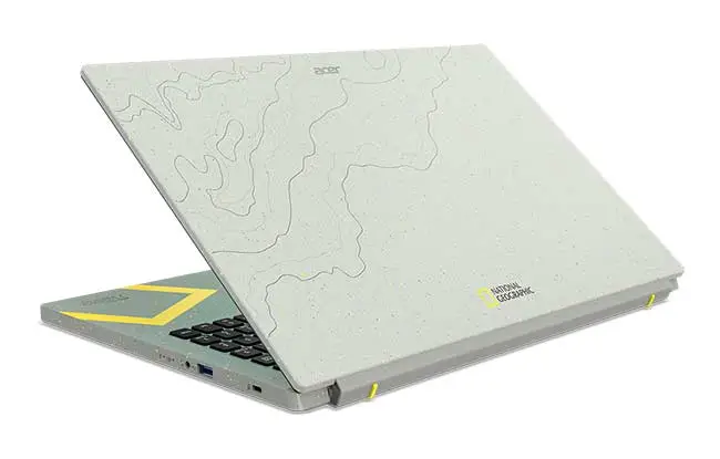 diseño del Acer Aspire Vero National Geographic Edition