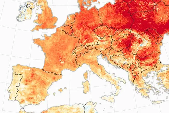brecha cambio climatico en Europa