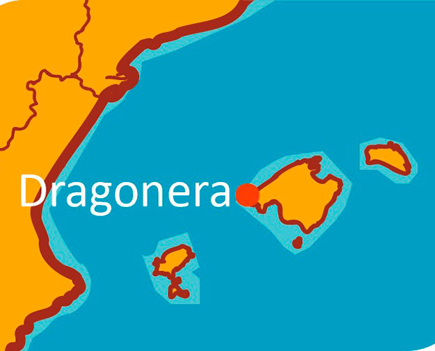 Mapa reservas marinas mallorca, La Dragonera