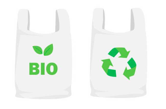 bolsa biodegradable dibujo