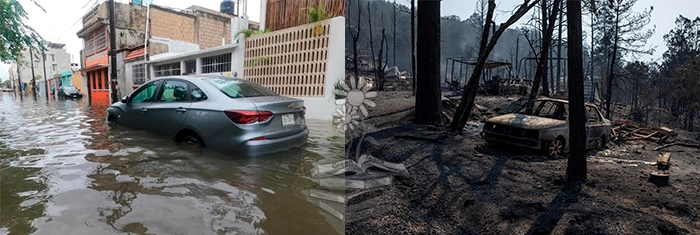 incendios forestales en Nuevo México e inundaciones Texas portada