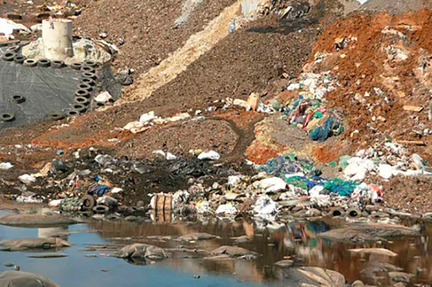 contaminacion de aguas vertedero de Nerva