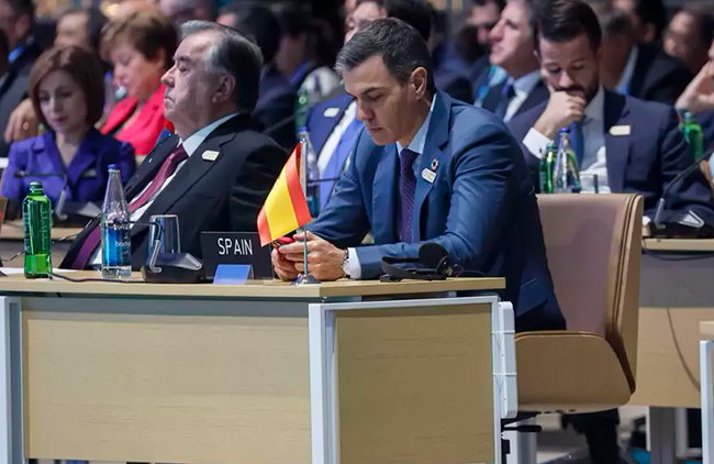 Pedro Sánchez en la Cumbre del Clima 2024