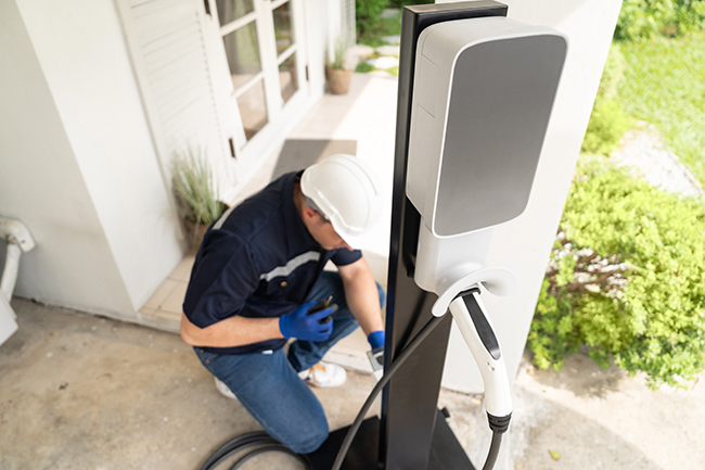 instalacion de cargador de coche electrico en casa